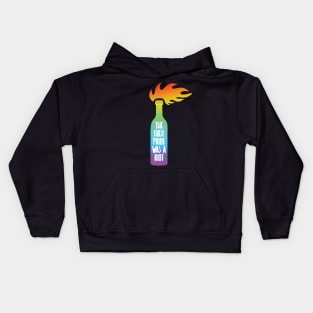 The First Pride was a Riot - rainbow Kids Hoodie